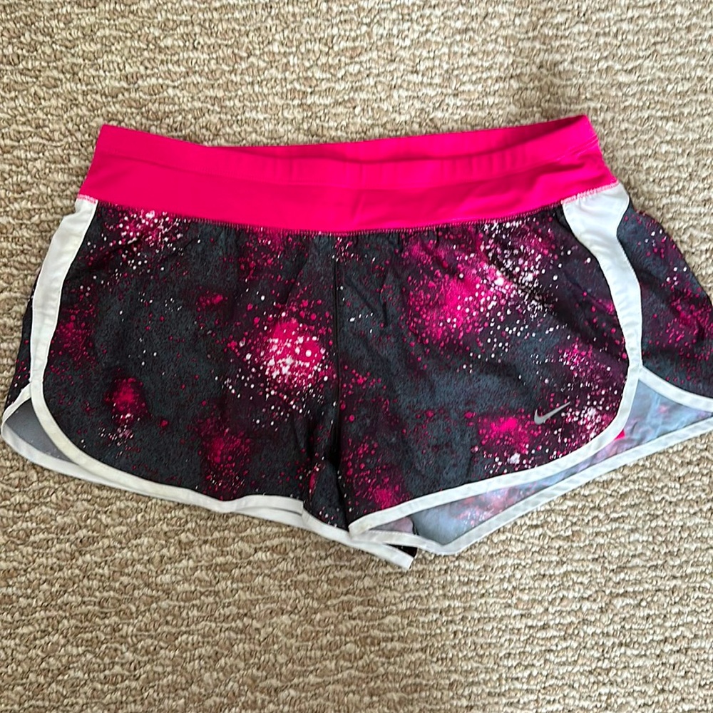 Nike dri fit shorts with built in biker short and pocket